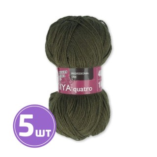 Пряжа Семеновская Lidiya quatro (235), олива 5 шт. по 100 г Пряжа Семеновская Lidiya quatro (235), олива 5 шт. по 100 г