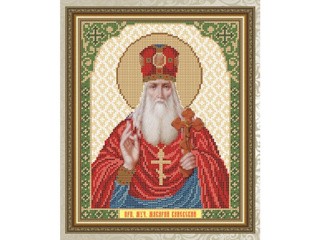 Рисунок на ткани «Преподобный Мученик Макарий Каневский»