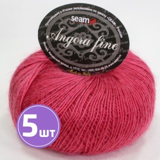Пряжа SEAM Angora fine (201412), розмарин, 5 шт. по 50 г Пряжа SEAM Angora fine (201412), розмарин, 5 шт. по 50 г