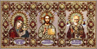 Вышивка Образа в каменьях «Иконостас» Вышивка Образа в каменьях «Иконостас»