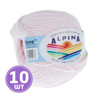 Пряжа Alpina RENE (030), светло-розовый, 10 шт. по 50 г