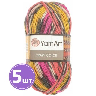 Пряжа YarnArt Crazy Color (167), мультиколор, 5 шт. по 100 г