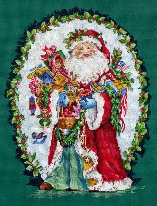 Набор для вышивания «Jolly Saint Nick»