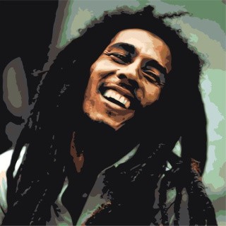 Картина по номерам «Bob Marley»