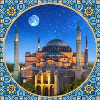 Алмазная вышивка «Мечеть Айя София»