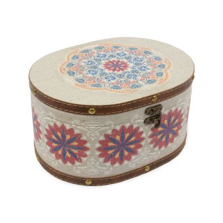 Декоративная шкатулка-сундучок «Узоры» Декоративная шкатулка-сундучок «Узоры»