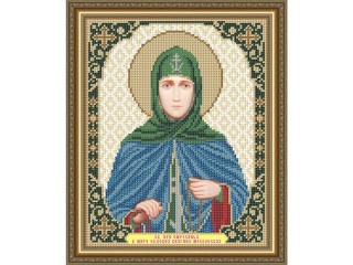 Рисунок на ткани «Святая Преподобная Ефросинья» Рисунок на ткани «Святая Преподобная Ефросинья»