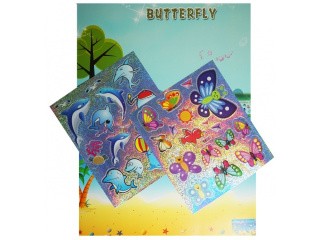 Мозаика из стикеров «Дельфины и бабочки»