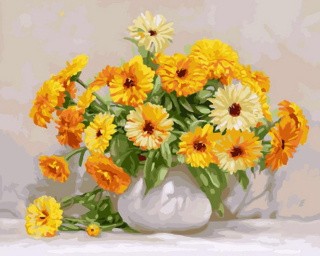 Картина по номерам «Календула» Картина по номерам «Календула»