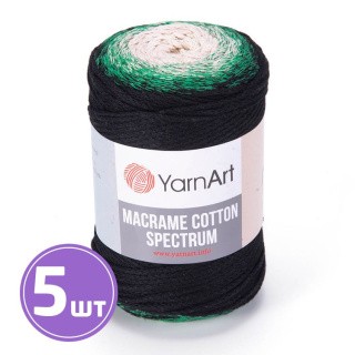 Пряжа YarnArt Macrame cotton spectrum (1315), мультиколор, 5 шт. по 250 г Пряжа YarnArt Macrame cotton spectrum (1315), мультиколор, 5 шт. по 250 г