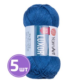 Пряжа YarnArt Luxor (Луксор гиза коттон) (1242), джинс, 5 шт. по 50 г Пряжа YarnArt Luxor (Луксор гиза коттон) (1242), джинс, 5 шт. по 50 г