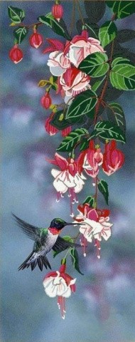 Рисунок на ткани «Фуксия» Рисунок на ткани «Фуксия»