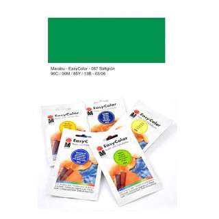 Краситель для ткани Marabu Easy Color, цвет: 067 насыщенный зеленый, 25 г