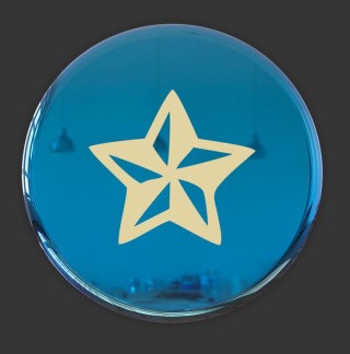 №54 Наклейка (золотые ) Sticker, Art Blong