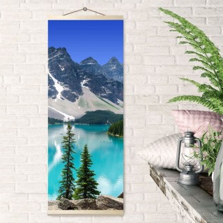 Картина по номерам «Панно. Ледниковое озеро в Канаде»