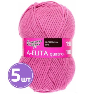 Пряжа Семеновская A-elita quatro (158), флокс 5 шт. по 100 г Пряжа Семеновская A-elita quatro (158), флокс 5 шт. по 100 г