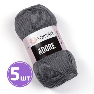 Пряжа YarnArt Adore (347), светло-мышиный, 5 шт. по 100 г Пряжа YarnArt Adore (347), светло-мышиный, 5 шт. по 100 г