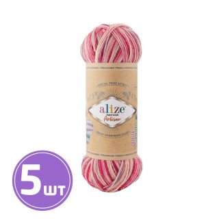 Пряжа ALIZE Superwash Artisan (9002), мультиколор, 5 шт. по 100 г Пряжа ALIZE Superwash Artisan (9002), мультиколор, 5 шт. по 100 г