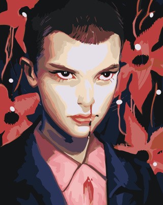 Картина по номерам «Очень странные дела ОСД: 11 арт 40x50»