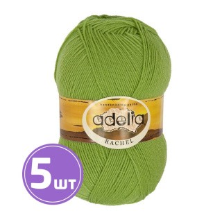 Пряжа Adelia RACHEL (11), салат, 5 шт. по 100 г Пряжа Adelia RACHEL (11), салат, 5 шт. по 100 г