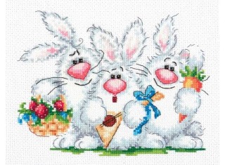 Набор для вышивания «Любим повеселиться!» Набор для вышивания «Любим повеселиться!»