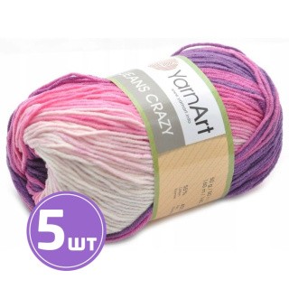 Пряжа YarnArt Jeans Crazy (8206), мультиколор, 5 шт. по 50 г Пряжа YarnArt Jeans Crazy (8206), мультиколор, 5 шт. по 50 г