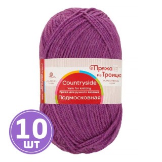 Пряжа из Троицка Подмосковная (183), пурпурный, 10 шт. по 100 г Пряжа из Троицка Подмосковная (183), пурпурный, 10 шт. по 100 г
