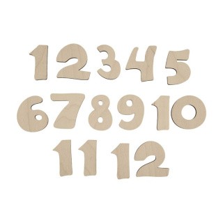 Набор Mr. Carving «Декоративные цифры 1-12»