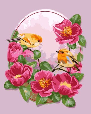 Картина по номерам «Птичьи трели» Картина по номерам «Птичьи трели»