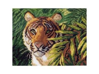 Рисунок на канве «Индокитайский тигр»