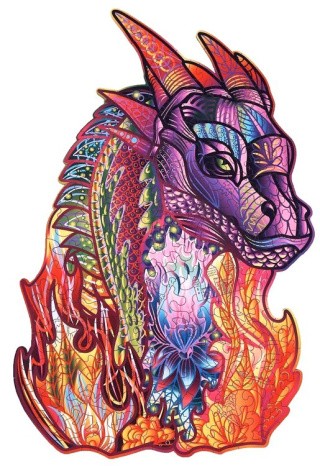 Деревянный пазл Wood Trick «Волшебный Дракон» Деревянный пазл Wood Trick «Волшебный Дракон»