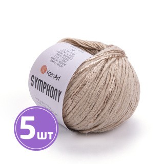 Пряжа YarnArt SIMPHONY (Симфония) (2106), светло-бежевый, 5 шт. по 50 г Пряжа YarnArt SIMPHONY (Симфония) (2106), светло-бежевый, 5 шт. по 50 г