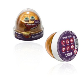 Жвачка для рук Nano Gum, эффект золота, 50 г Жвачка для рук Nano Gum, эффект золота, 50 г