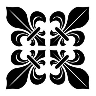 Текстурный лист «Королевская лилия», 9х9х0,3 см, Craft&Clay