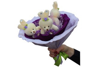 Набор для создания букета «Фиалка» Набор для создания букета «Фиалка»