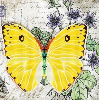 Рисунок на ткани «Бабочка 6»