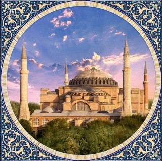 Алмазная вышивка «Мечеть Айя София в Стамбуле»