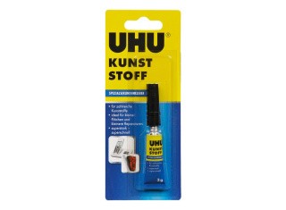Секундный клей UHU Kunststoff для пластиков