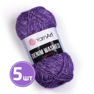 Пряжа YarnArt Denim Washed1 (907), сиреневый меланж, 5 шт. по 50 г Пряжа YarnArt Denim Washed1 (907), сиреневый меланж, 5 шт. по 50 г