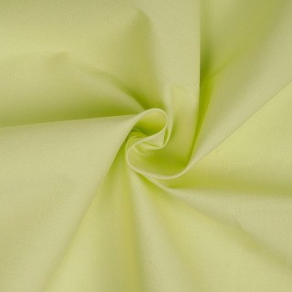 Ткань Поплин стрейч, 5 м x 150 см, 125 г/м², цвет: бледно-желтый, TBY