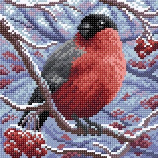 Алмазная вышивка «Снегирь» Алмазная вышивка «Снегирь»