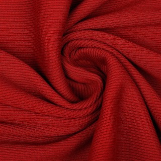 Ткань трикотаж Кашкорсе с лайкрой, 3 м x 120 см, 350 г/м², цвет: красный, TBY