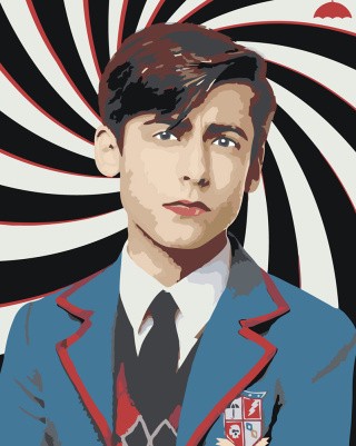 Картина по номерам «Академия Амбрелла: Номер Пятый - Эйдан Галлахер»