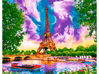 Картина по номерам «Виды Парижа» Картина по номерам «Виды Парижа»