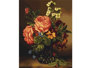 Набор для вышивания «Ваза с розами» Набор для вышивания «Ваза с розами»