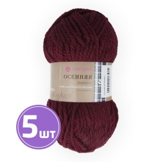 Пряжа Пехорка Осенняя (07), бордо 5 шт. по 200 г Пряжа Пехорка Осенняя (07), бордо 5 шт. по 200 г