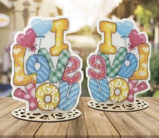 Набор для вышивания «День Святого Валентина. I love you» Набор для вышивания «День Святого Валентина. I love you»