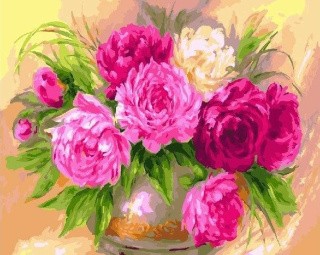 Картина по номерам «Красота пионов» Картина по номерам «Красота пионов»