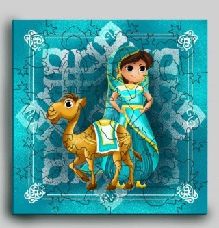 Деревянный пазл-головоломка Mr.Puzz интерактивный «Арабская Принцесса»