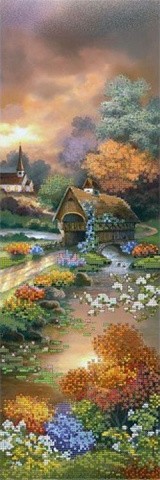 Рисунок на канве «На закате 2» Рисунок на канве «На закате 2»